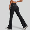 High-Waisted Stretch Athletic Leggings - Xingyao Black