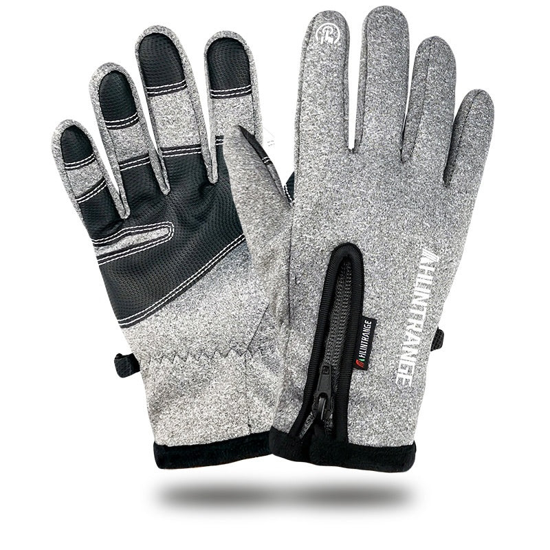 USB Electric Heating Winter Gloves - Ordinary 022 Gray