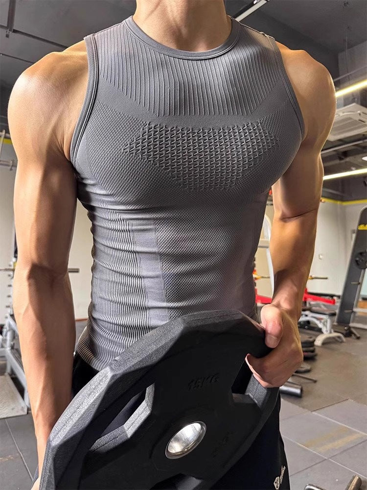 Men's Fitness Tank Top - Gray