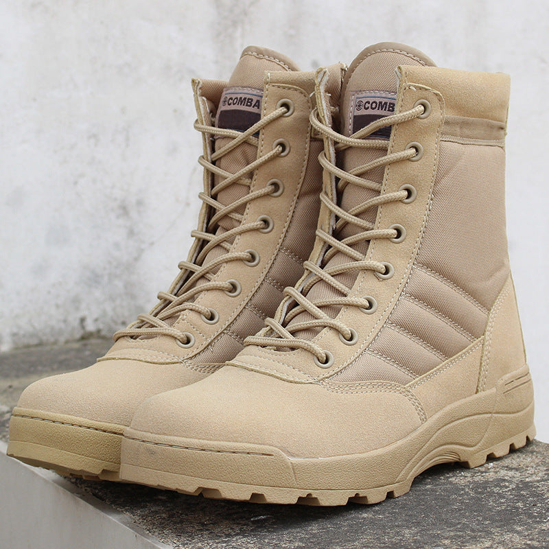 Lightweight Outdoor Hiking Shoes - Sand color