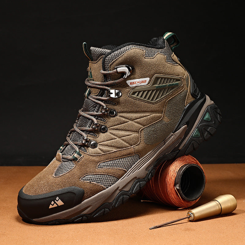 Waterproof High-Top Leisure Hiking Shoes