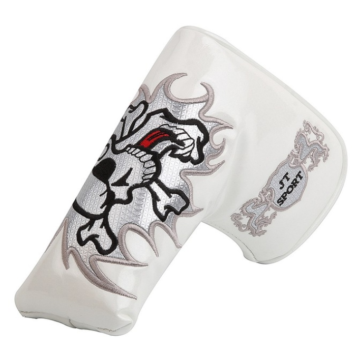 Golf Putter Head Cover - Skull