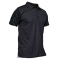 Men's Breathable Golf Polo - Black