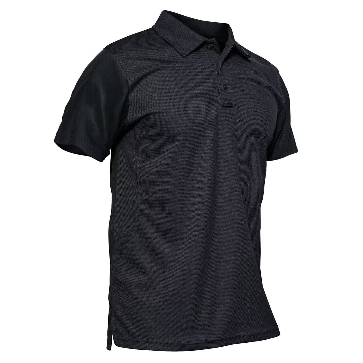Men's Breathable Golf Polo - Black