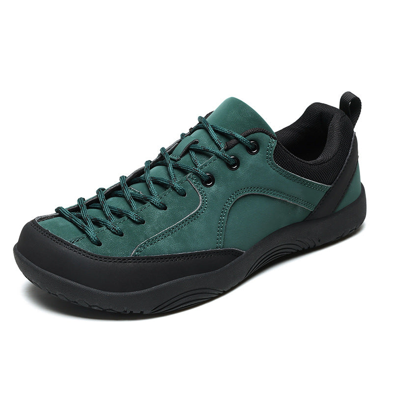 Wear-Resistant Hiking Climbing Shoes - Black And Green