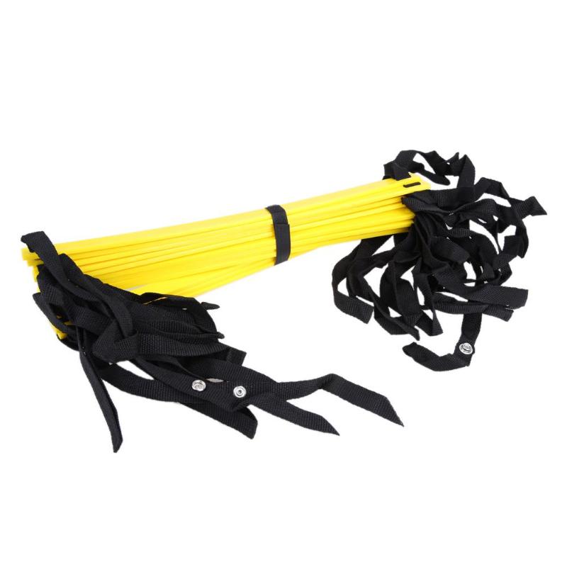 Football Soccer Agility Training Ladders Speed Scale Stairs Nylon Straps Fitness Equipment - 7M 6 steps