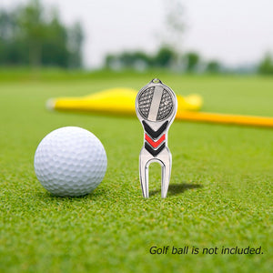 Golf Green Fork with Ball Marker