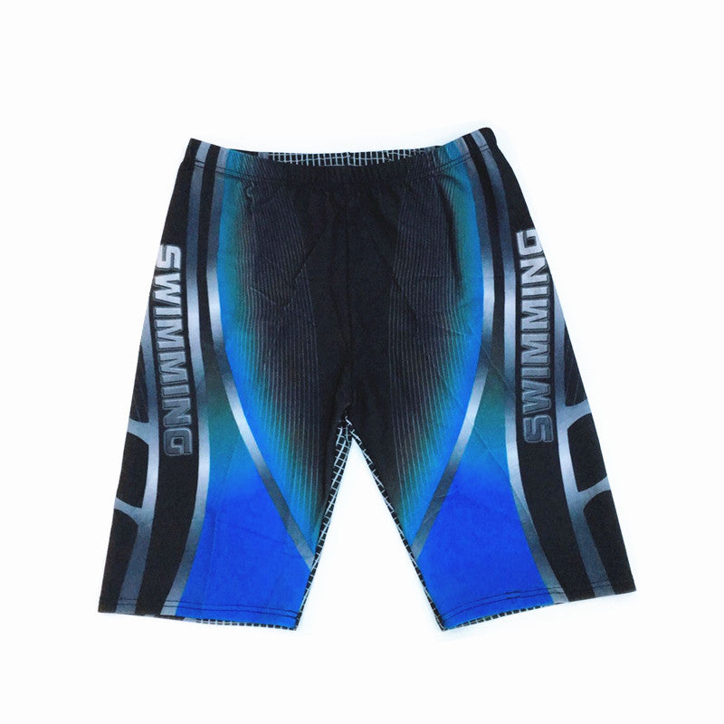 Men's Five-Point Swim Trunks - Black