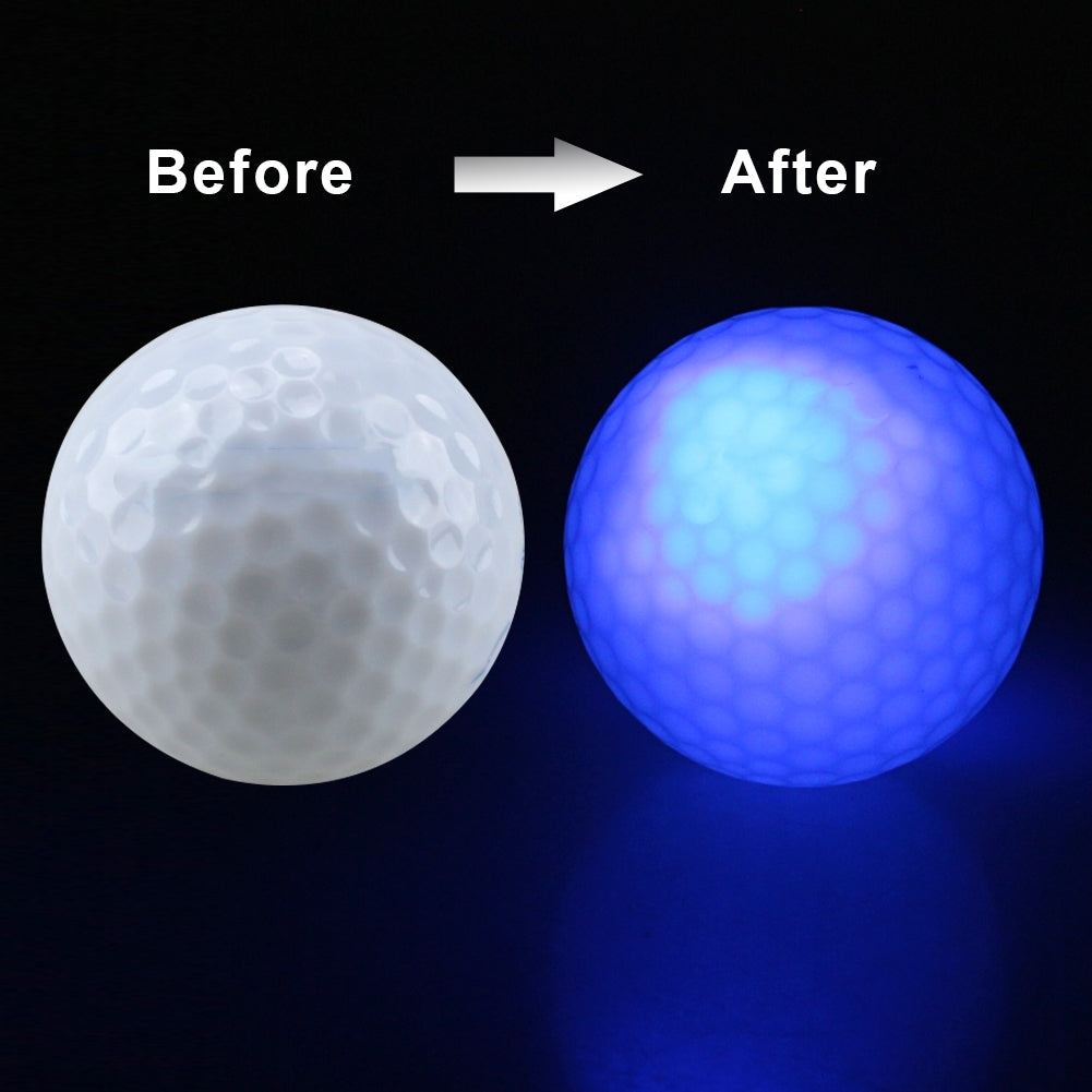 Waterproof LED Light-Up Golf Balls - Blue