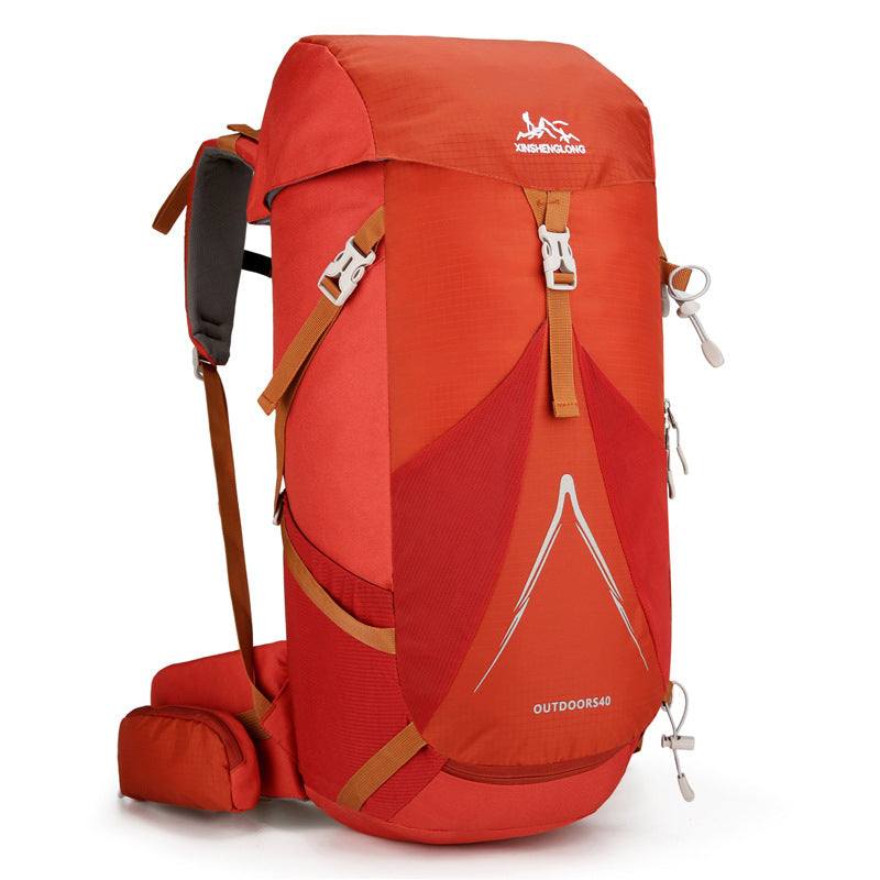 Lightweight Outdoor Hiking and Climbing Backpack - Red
