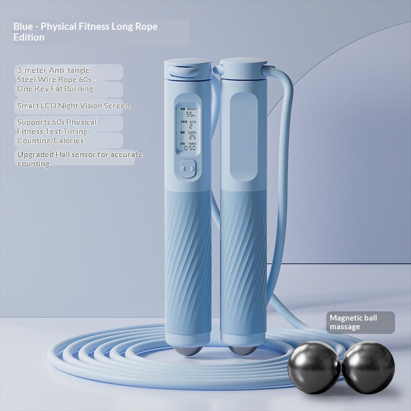 Cordless Magnetic-Bead Massage Rope - Blue