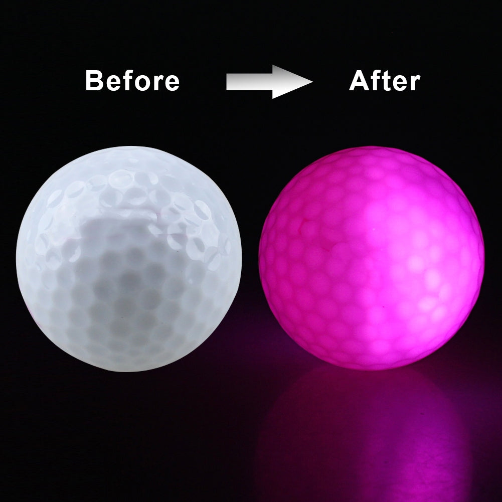 Waterproof LED Light-Up Golf Balls - Pink