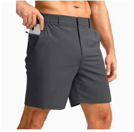 Men's Lightweight Golf Shorts - Dark Gray