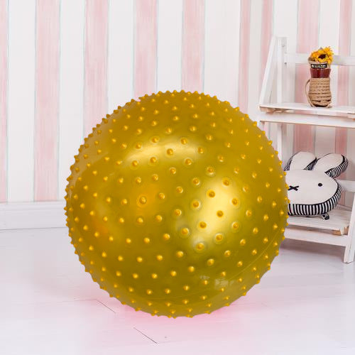 Inflatable Yoga Exercise Ball - Yellow