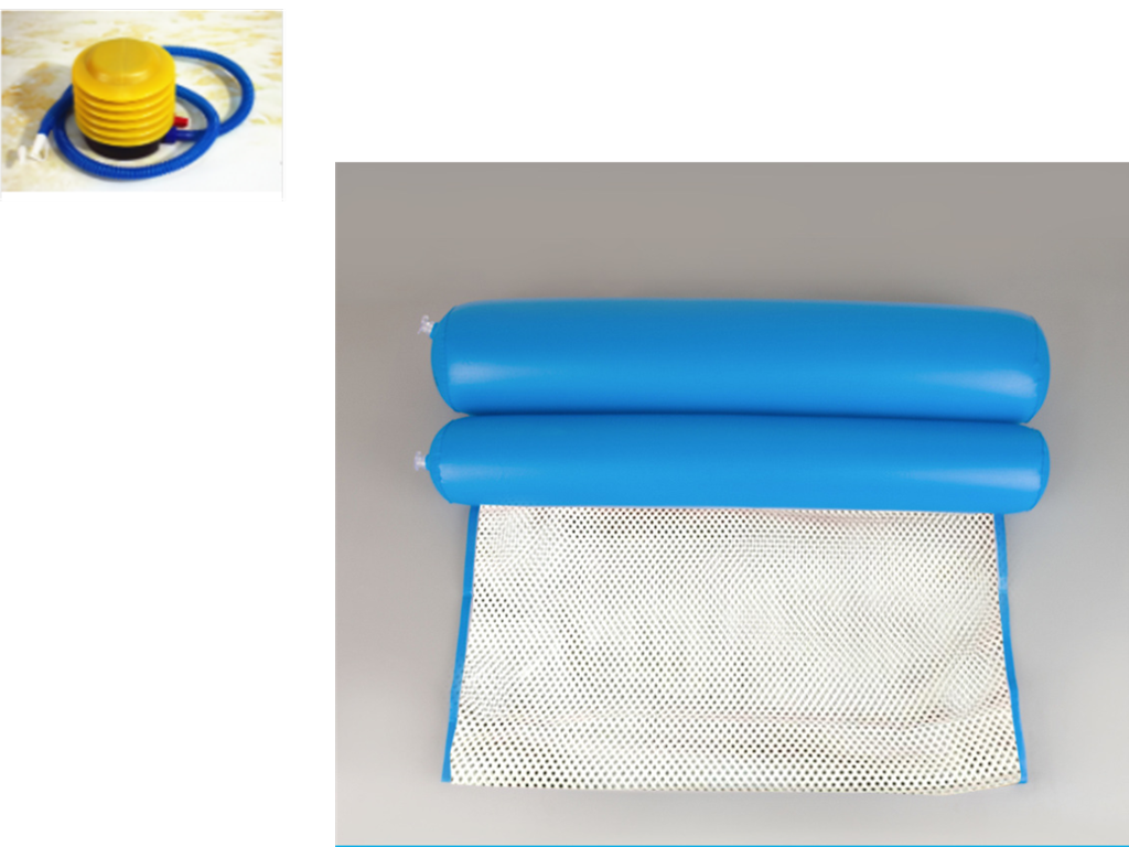 Inflatable Floating Lounge Chair - Dark blue air inflation