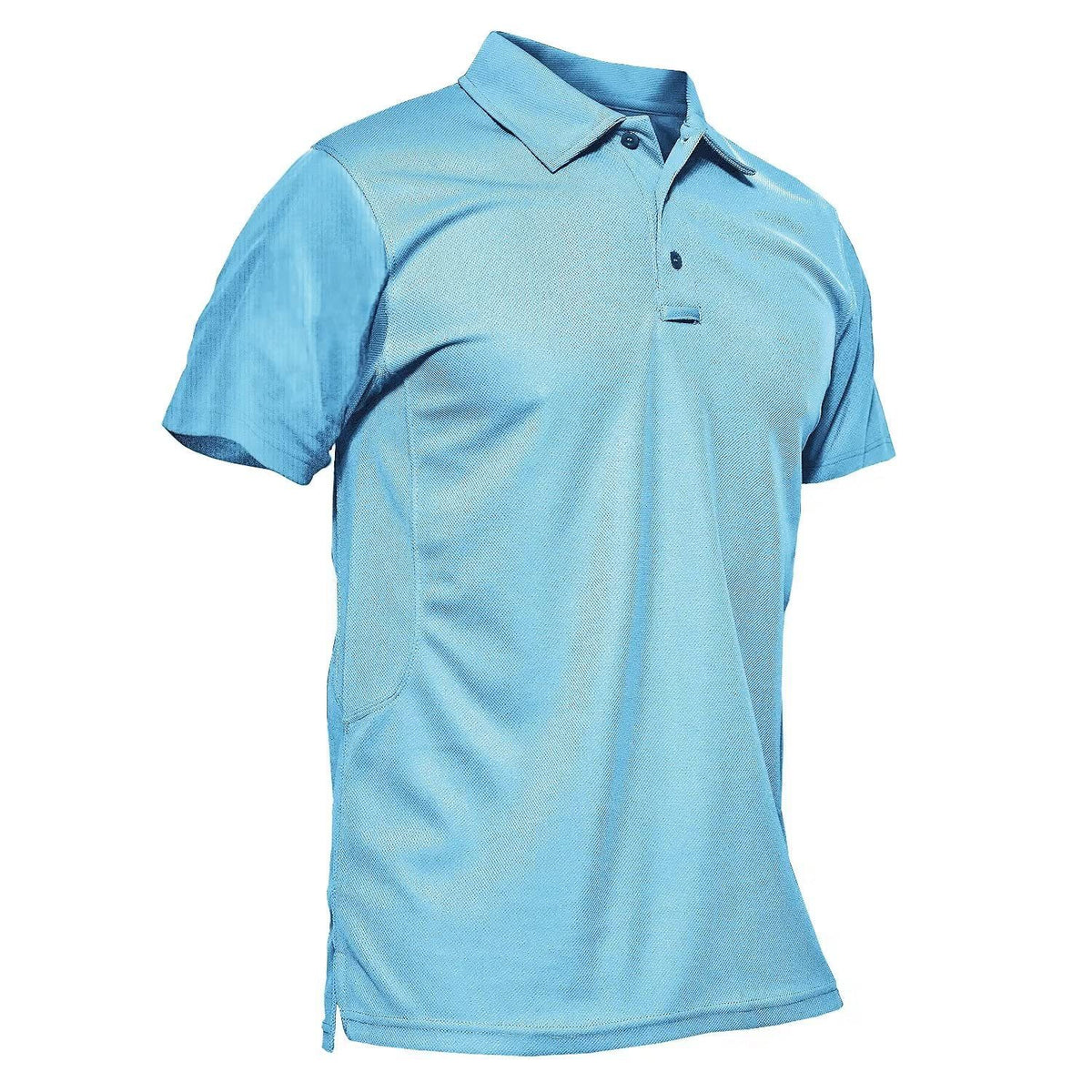 Men's Breathable Golf Polo - Light blue