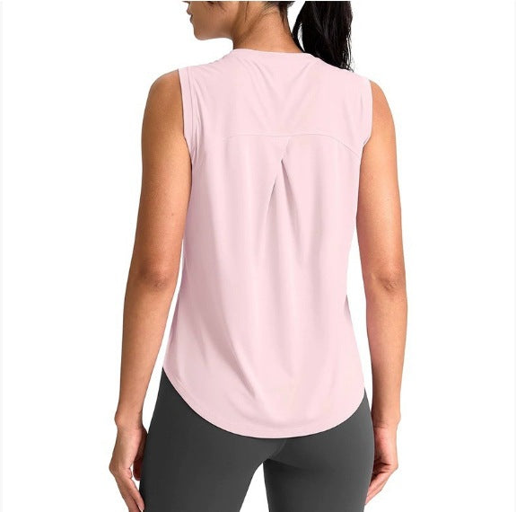 Sleeveless Tennis Performance Top - Pink