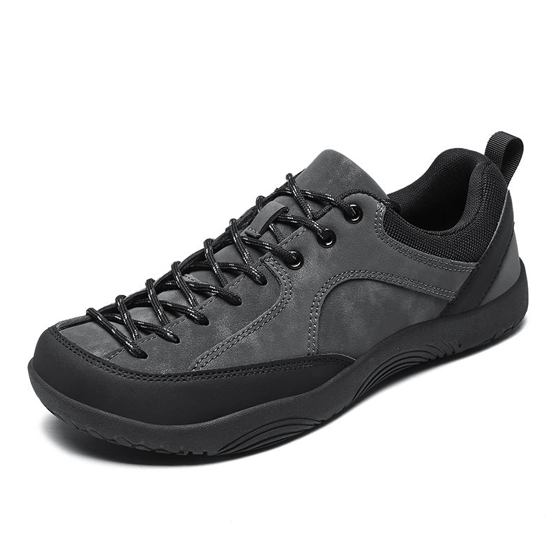 Wear-Resistant Hiking Climbing Shoes - Black And Gray