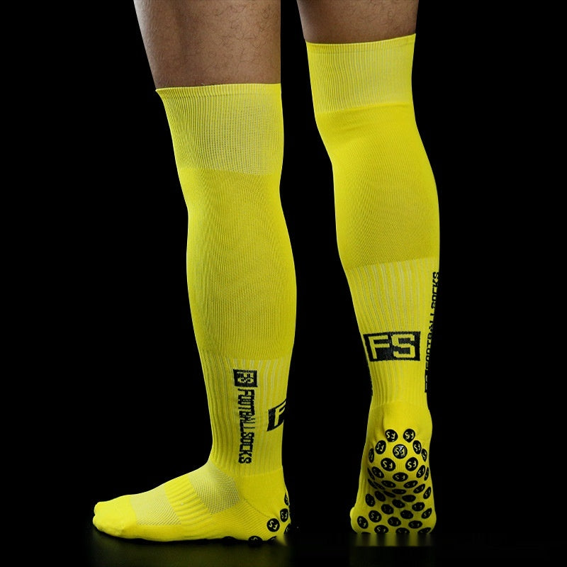 Anti-Slip Knee-High Training Socks - Yellow