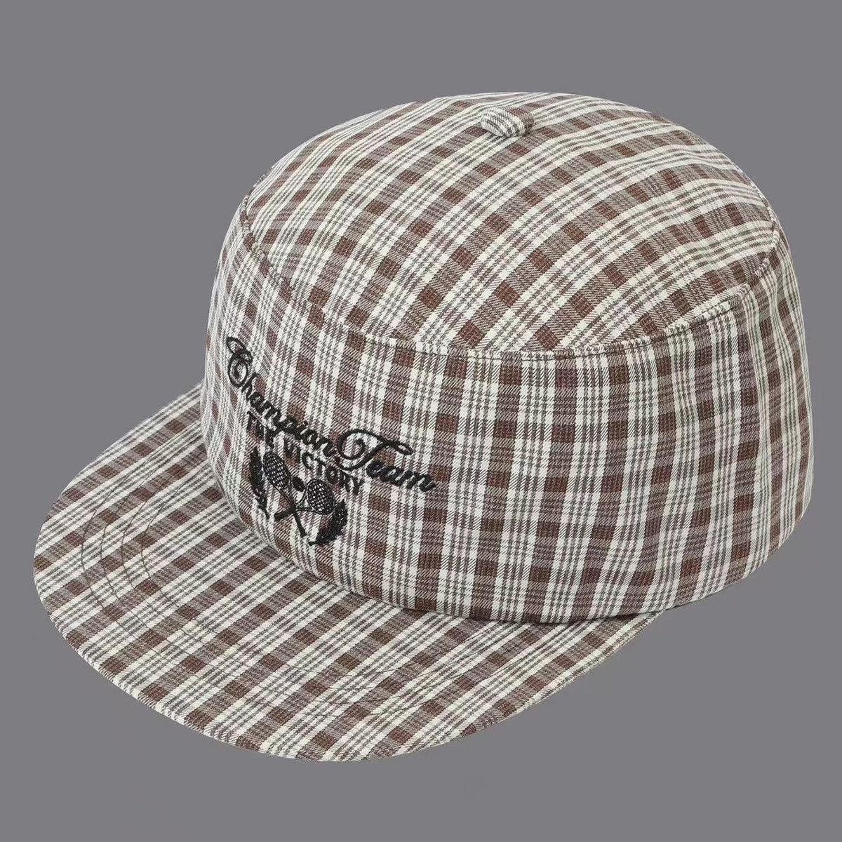 Tennis Racket Print Baseball Cap - Brown