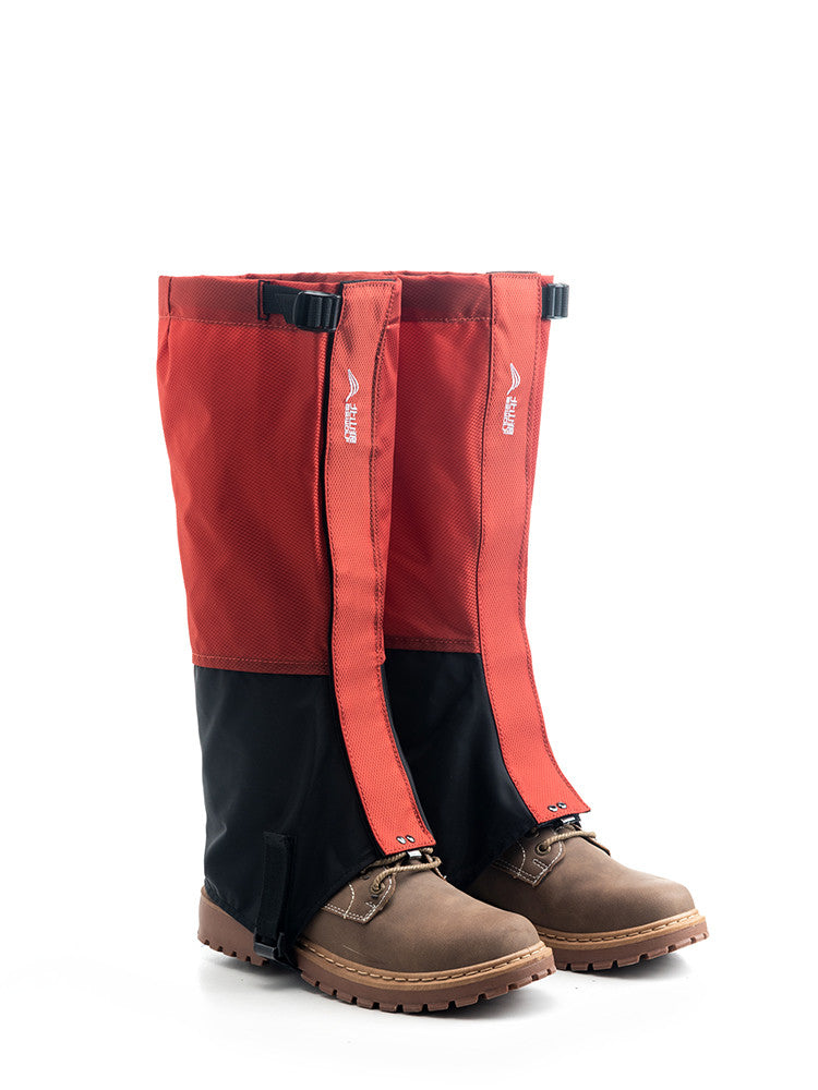 Ski & Mountaineering Snow Boot Covers - Red