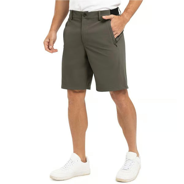 Men's Business Casual Golf Shorts - Military Green