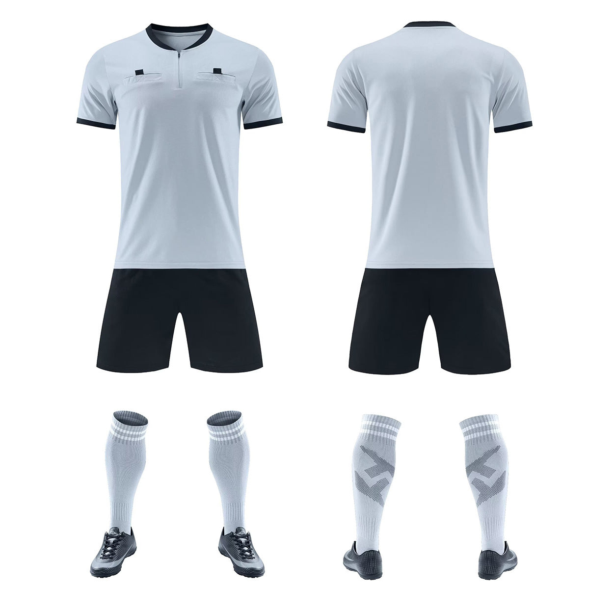 Referee Match Uniform - Grayish White