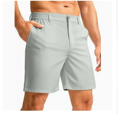 Men's Lightweight Golf Shorts - Light Gray