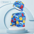 Children's Swimming Trunks Beach Vacation With Swimming Cap Suit - Big Eye Worm No 6 Color