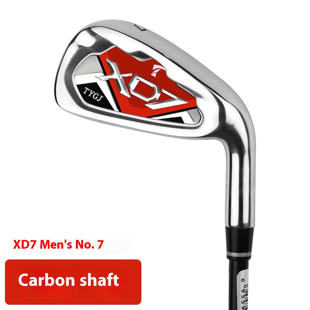 Beginner Carbon Golf Club - Male Red Carbon Rod Body
