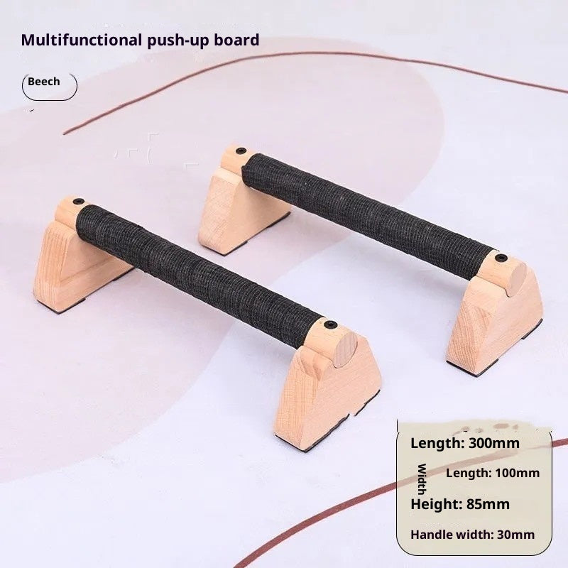 Wooden Parallel Bars Dip Station - Beech