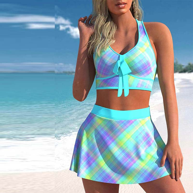 Men's Swim Skirt with Large Print - Picture 4style