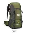 Outdoor Mountaineering Bag, Military Green - Style 1
