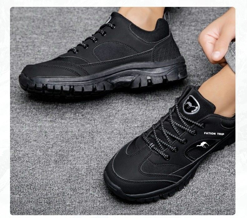 Wear-Resistant Casual Hiking Shoes - Black