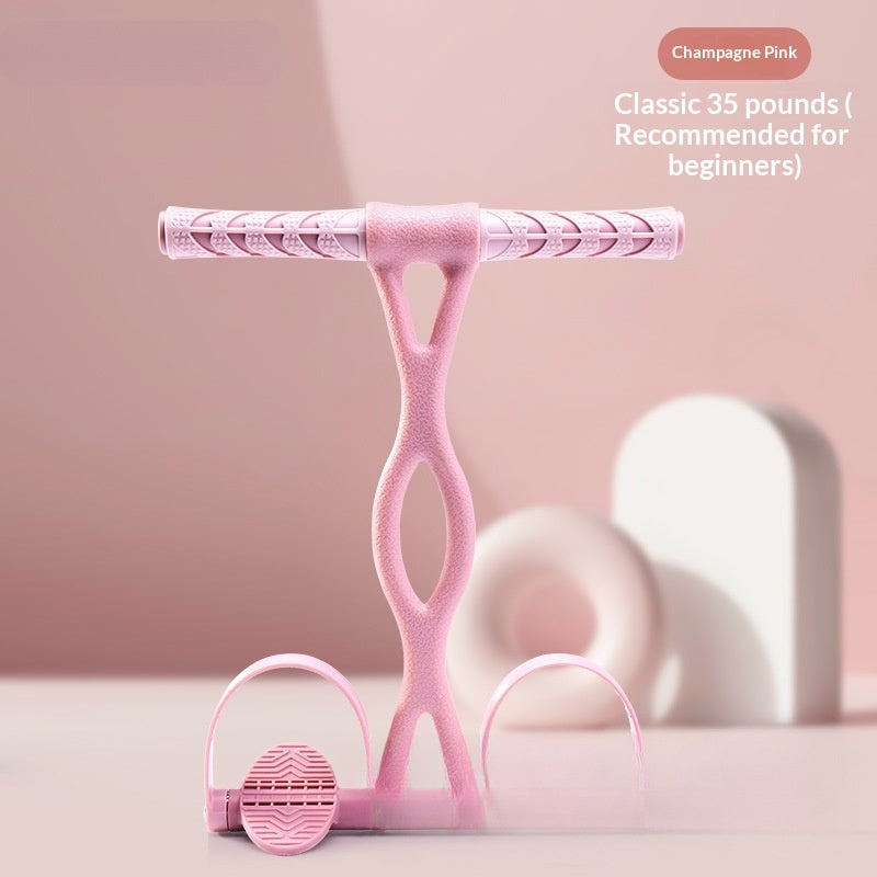 Foot-Pedal Resistance Band Trainer