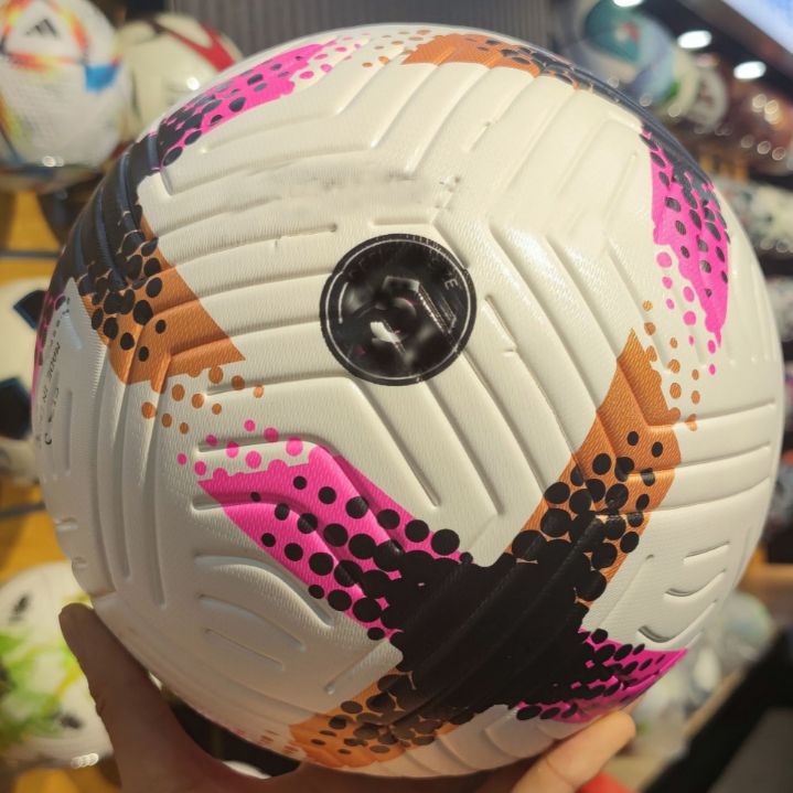 PU Patch Size 5 Outdoor Sports Football - Pink