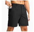 Men's Lightweight Golf Shorts - Black