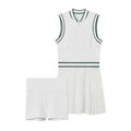 Half-Zip Mock Neck Tennis Dress