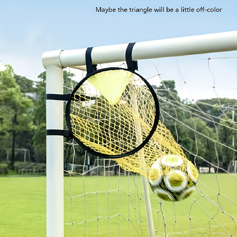 Portable Soccer Training Goal Net - Yellow