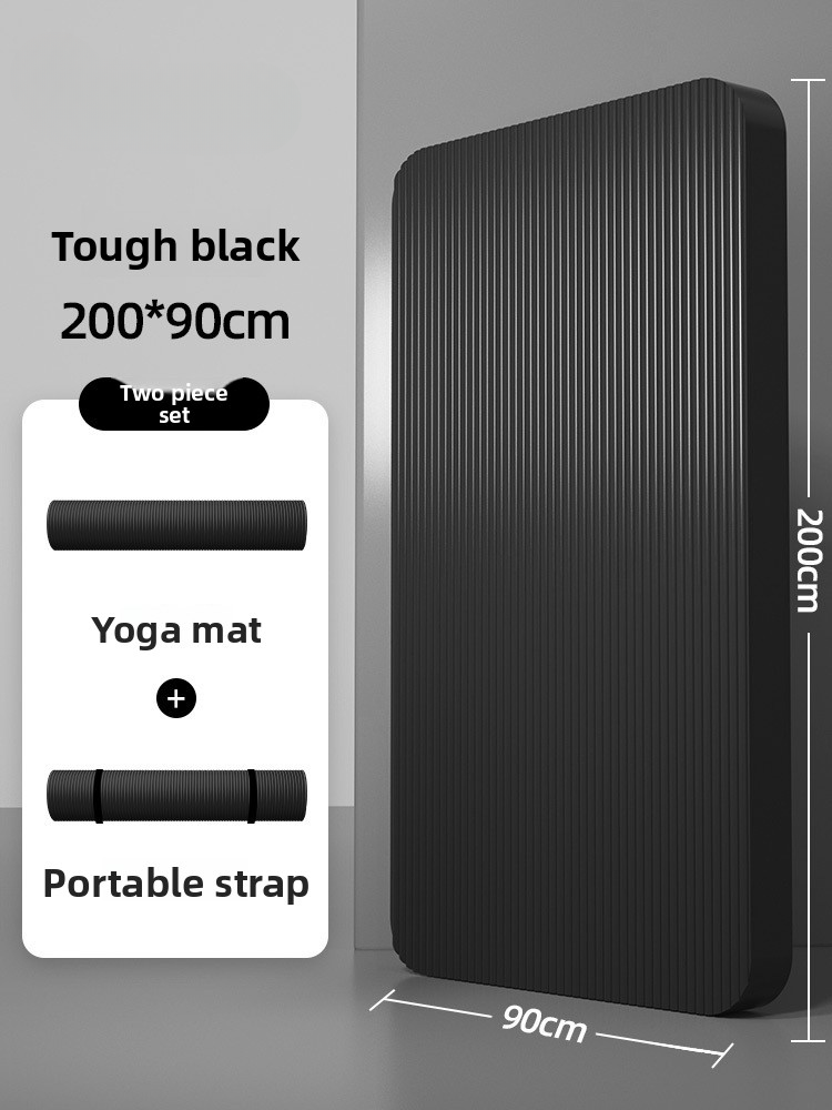 Extra-Thick Non-Slip Yoga Fitness Mat - 001-200cm 90cm 15cm 2
