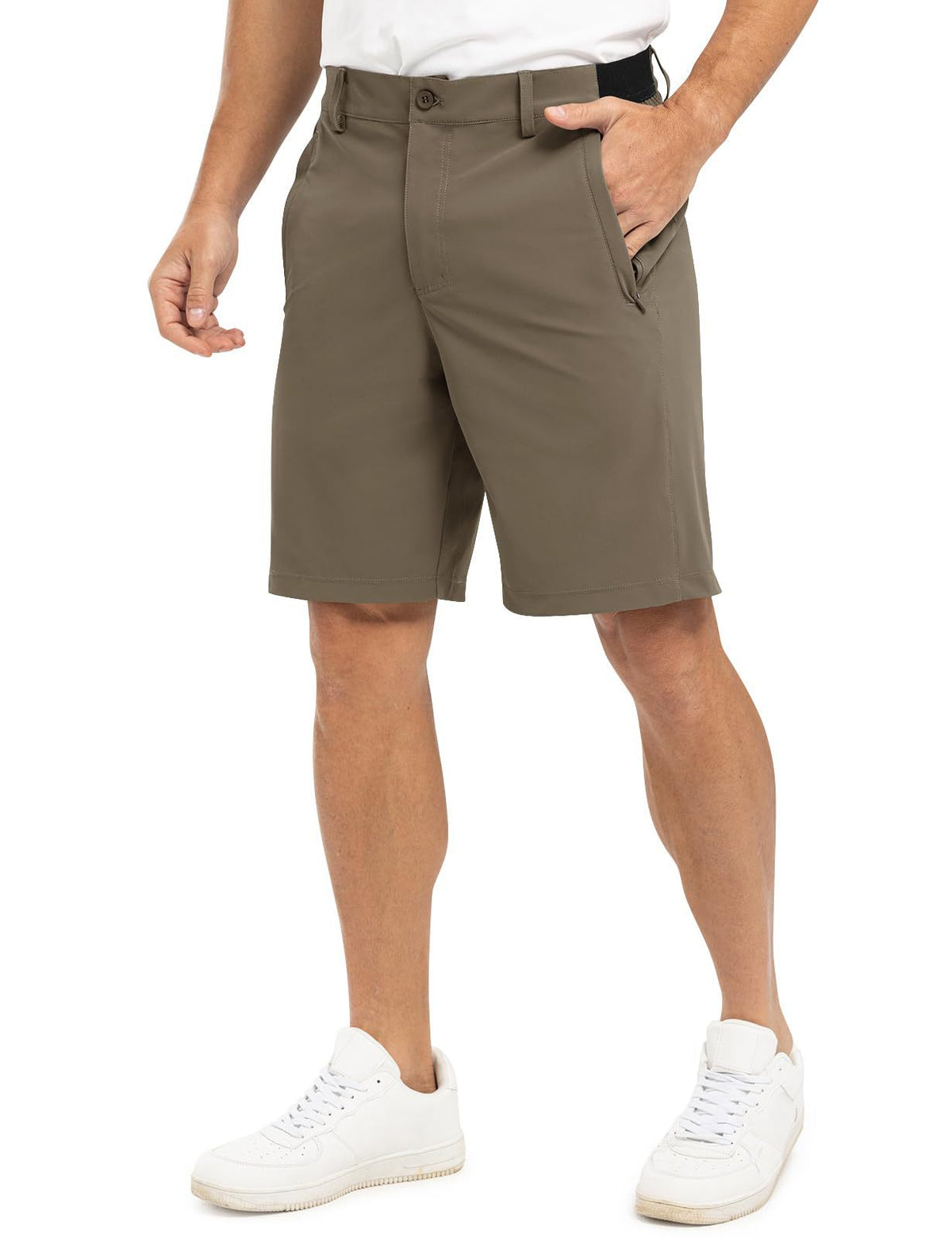 Men's Business Casual Golf Shorts - Brown