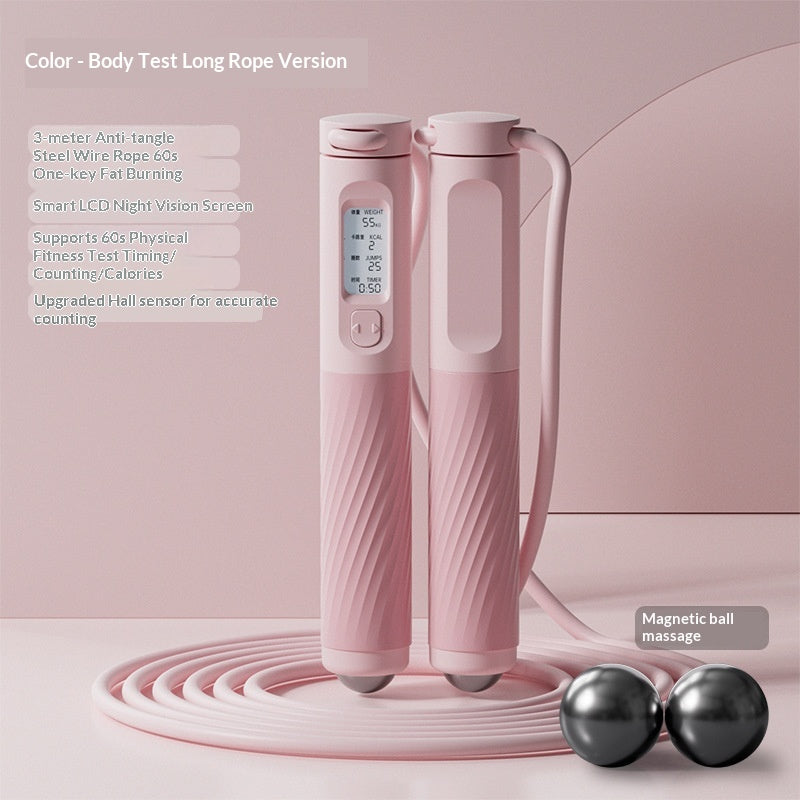 Cordless Magnetic-Bead Massage Rope - Pink