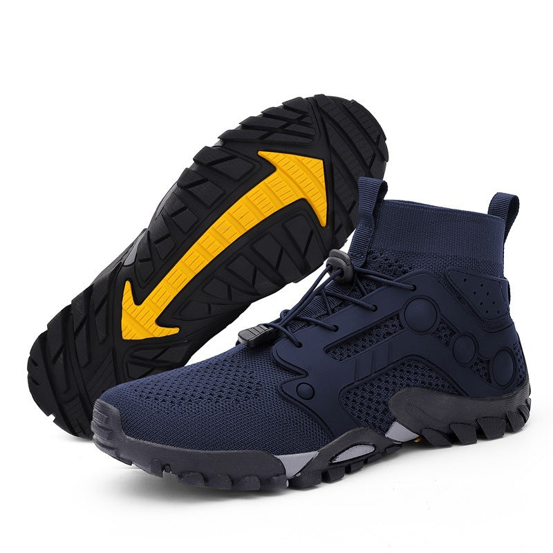 Lightweight High-Top Hiking Shoes (Large Sizes) - L2026 Blue