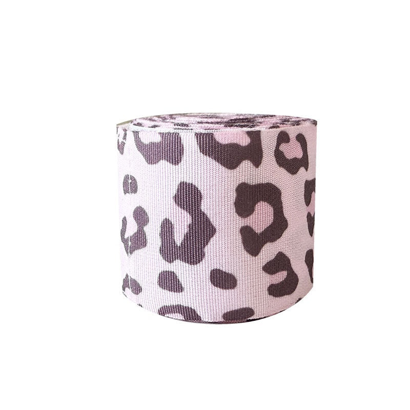 Sweat-Absorbing Boxing Hand Wraps - Leopard Pink