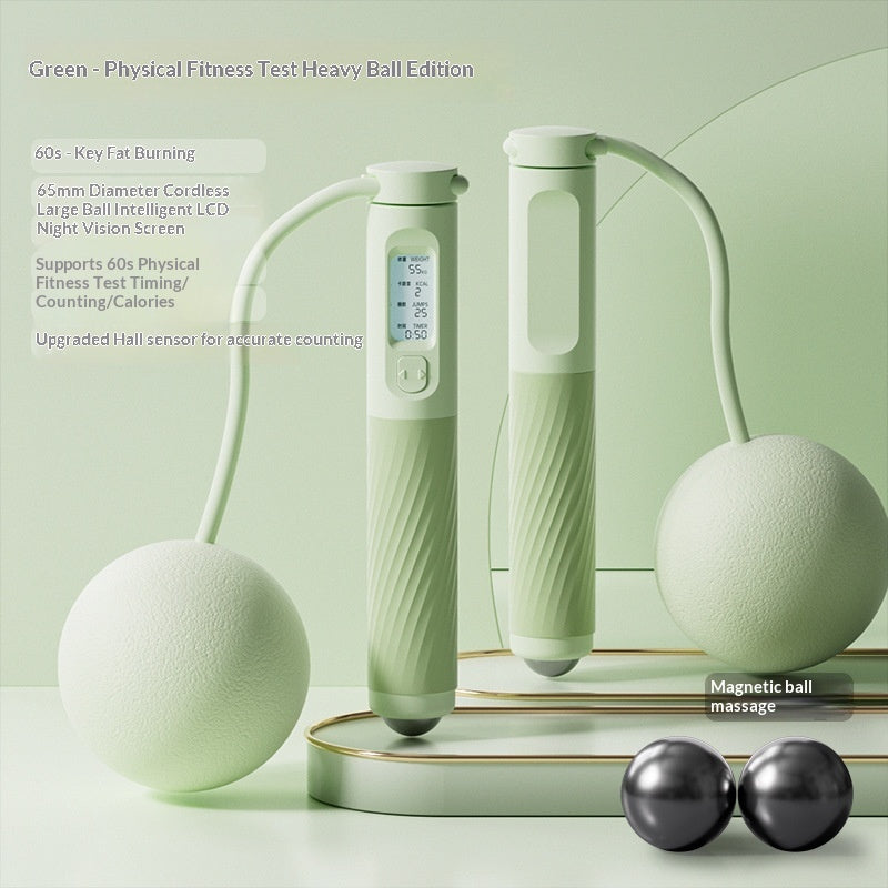 Cordless Magnetic-Bead Massage Rope - Green