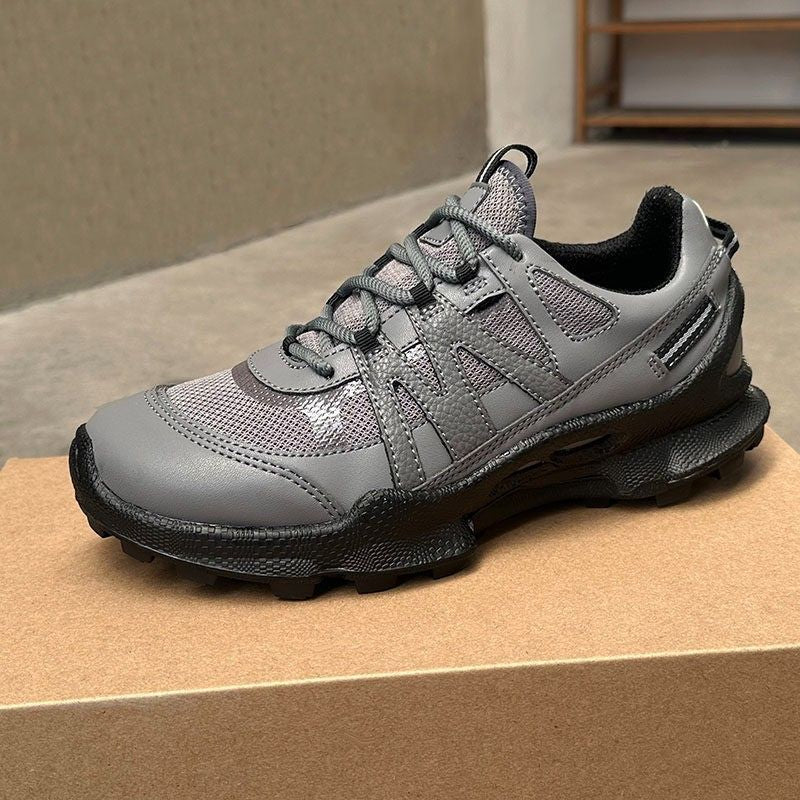 Breathable Cross-Country Walking Shoes - Gray