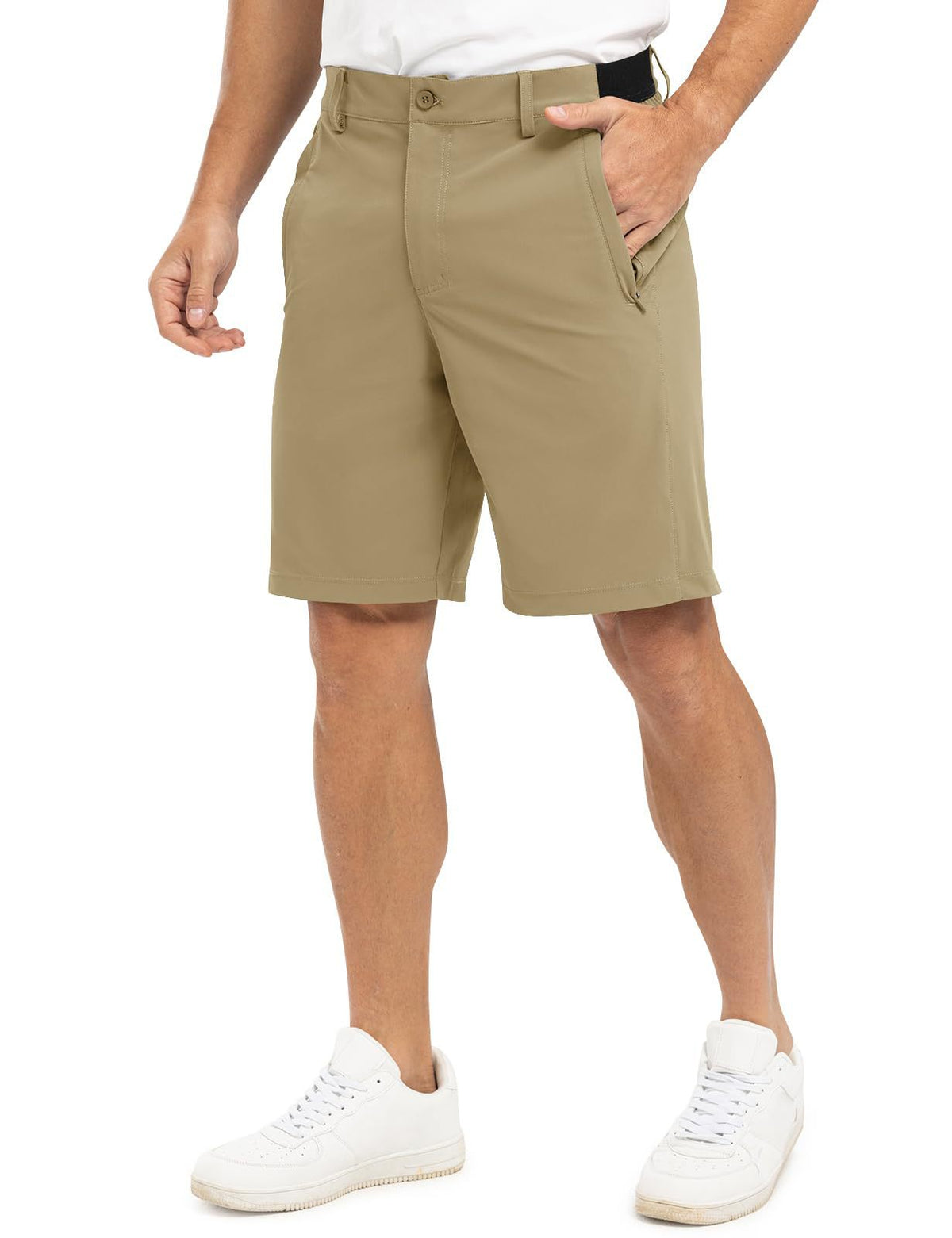 Men's Business Casual Golf Shorts - Khaki