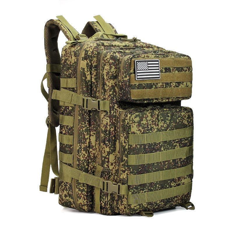45L Tactical Hiking Backpack, Men's and Women's - Russian Camouflage