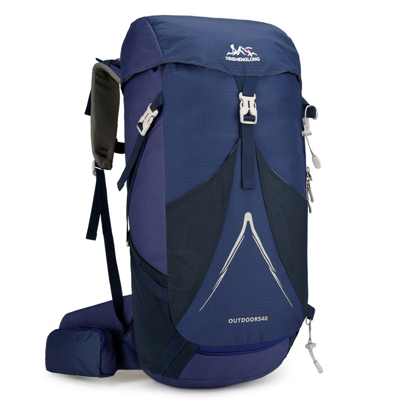 Lightweight Outdoor Hiking and Climbing Backpack - Dark Blue
