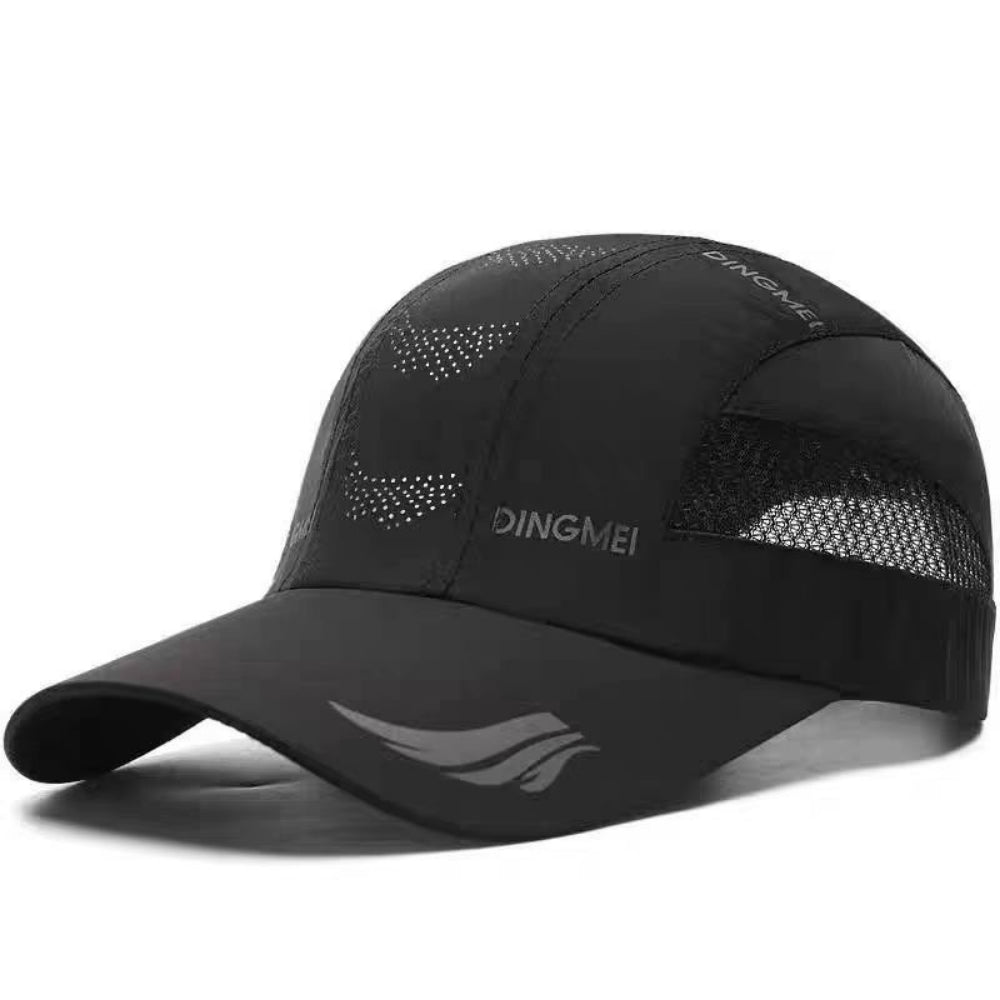 Quick-Drying Waterproof Baseball Cap - Black